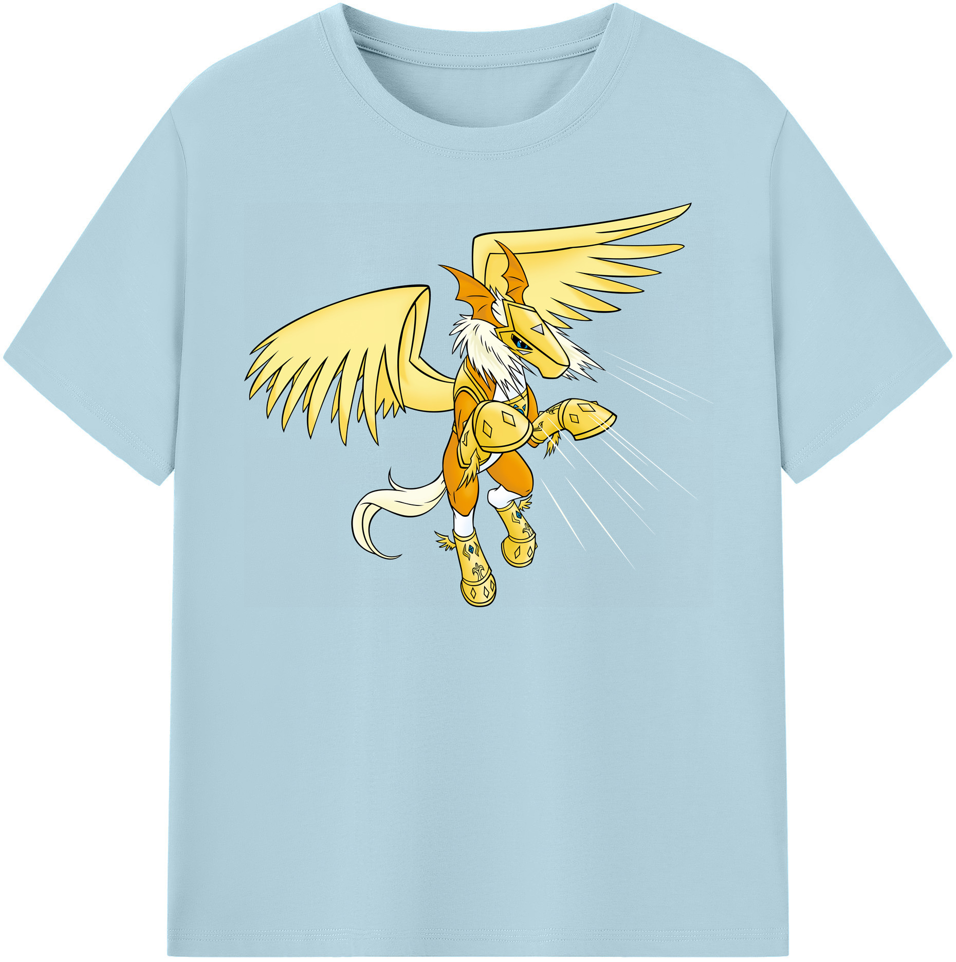 （画像用） Digimon デジタルモンスター/デジモン 綿100％半袖Tシャツ（フロントプリント）